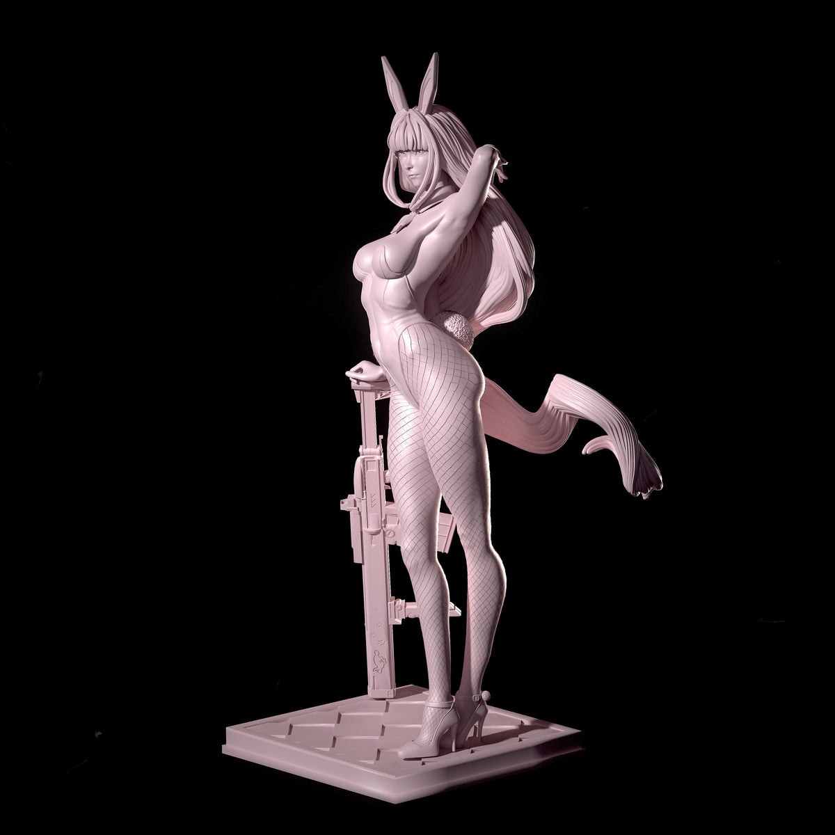 Blanc (Goddess of Victory: NIKKE) Sculpture(75mm to 500mm) - Unassembled/Unpainted/3D Print