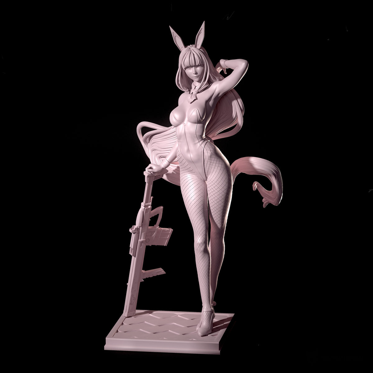 Blanc (Goddess of Victory: NIKKE) Sculpture(75mm to 500mm) - Unassembled/Unpainted/3D Print