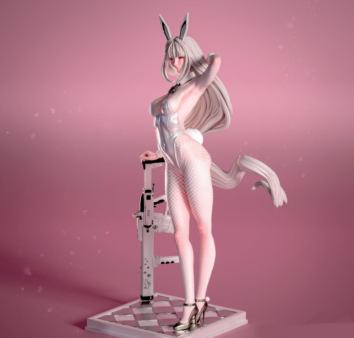 Blanc (Goddess of Victory: NIKKE) Sculpture(75mm to 500mm) - Unassembled/Unpainted/3D Print