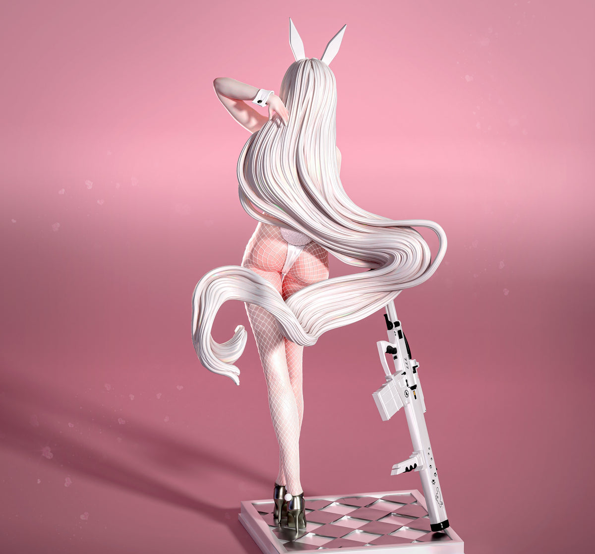 Blanc (Goddess of Victory: NIKKE) Sculpture(75mm to 500mm) - Unassembled/Unpainted/3D Print