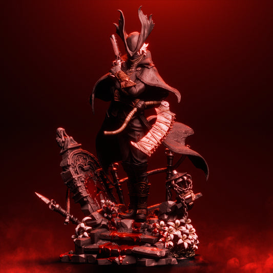 The Hunter Sculpture (75mm to 500mm) - Unassembled/Unpainted/3D Print
