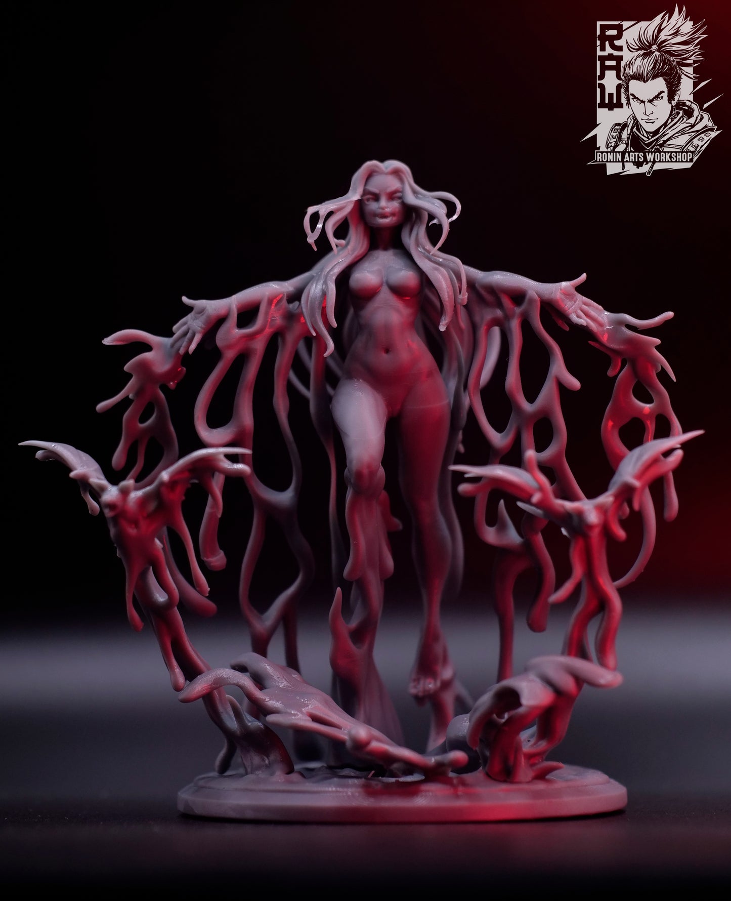 Blood Golem Anabelle - Vampire - Undead - Mordheim - Ravenloft - Dungeons and Dragons - by RAW - Tabletop RPG Miniature - Roleplaying 3D Printed Fantasy Mini