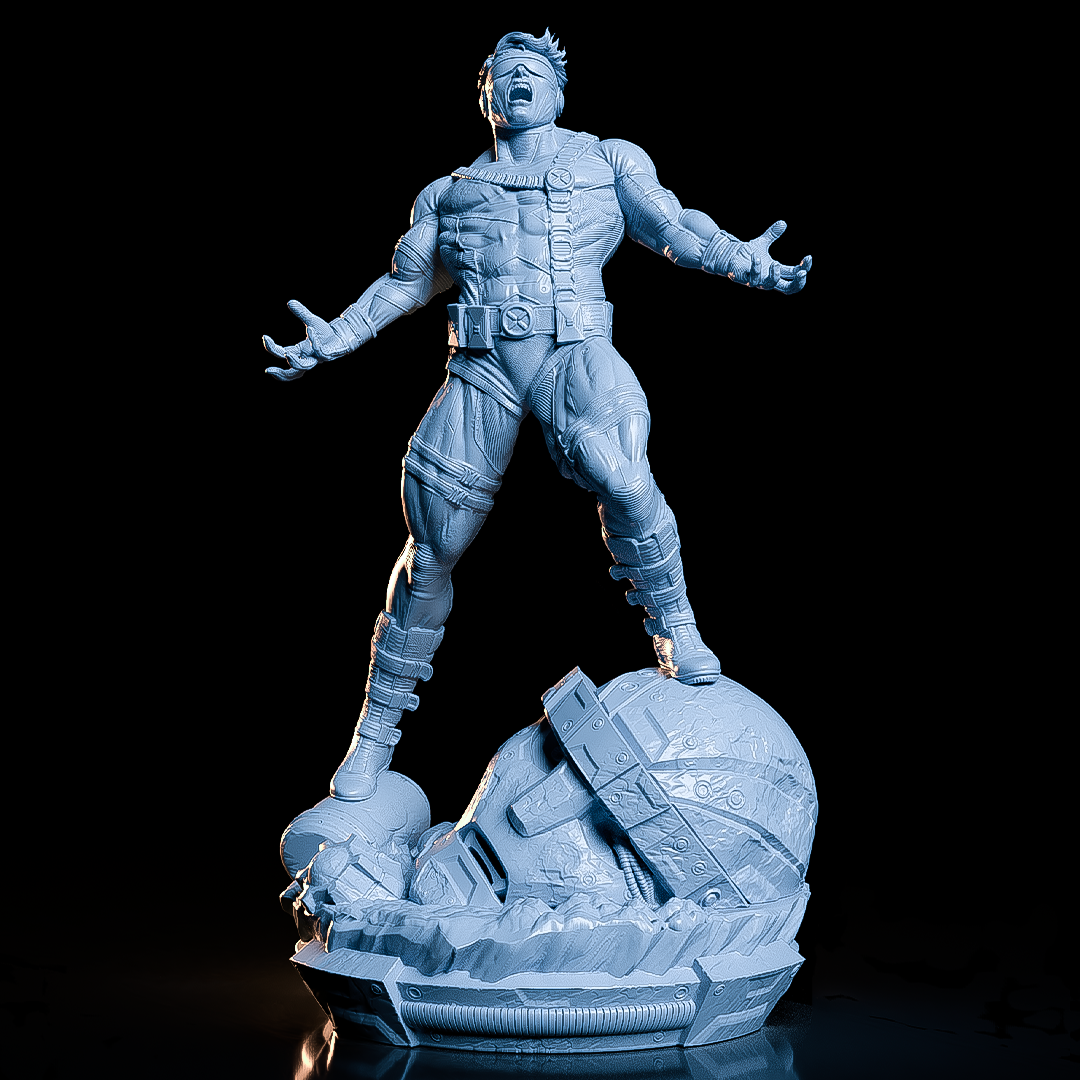 Cyclops Sculpture(75mm to 500mm) - Unassembled/Unpainted/3D Print