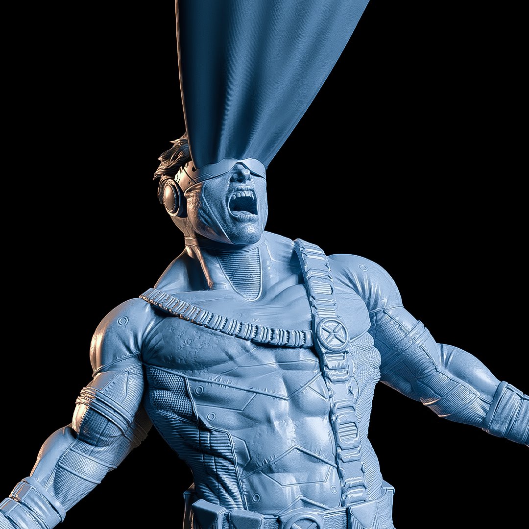 Cyclops Sculpture(75mm to 500mm) - Unassembled/Unpainted/3D Print