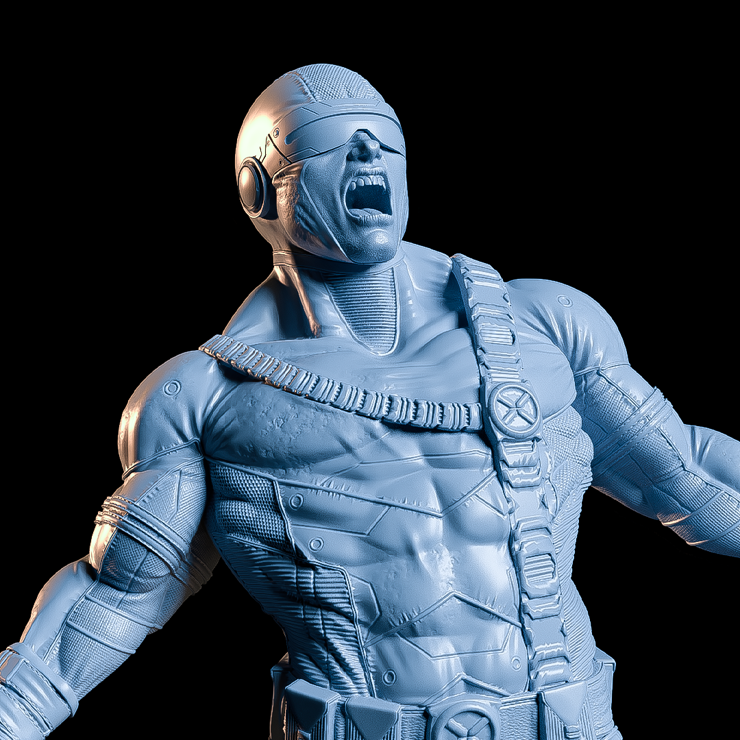 Cyclops Sculpture(75mm to 500mm) - Unassembled/Unpainted/3D Print