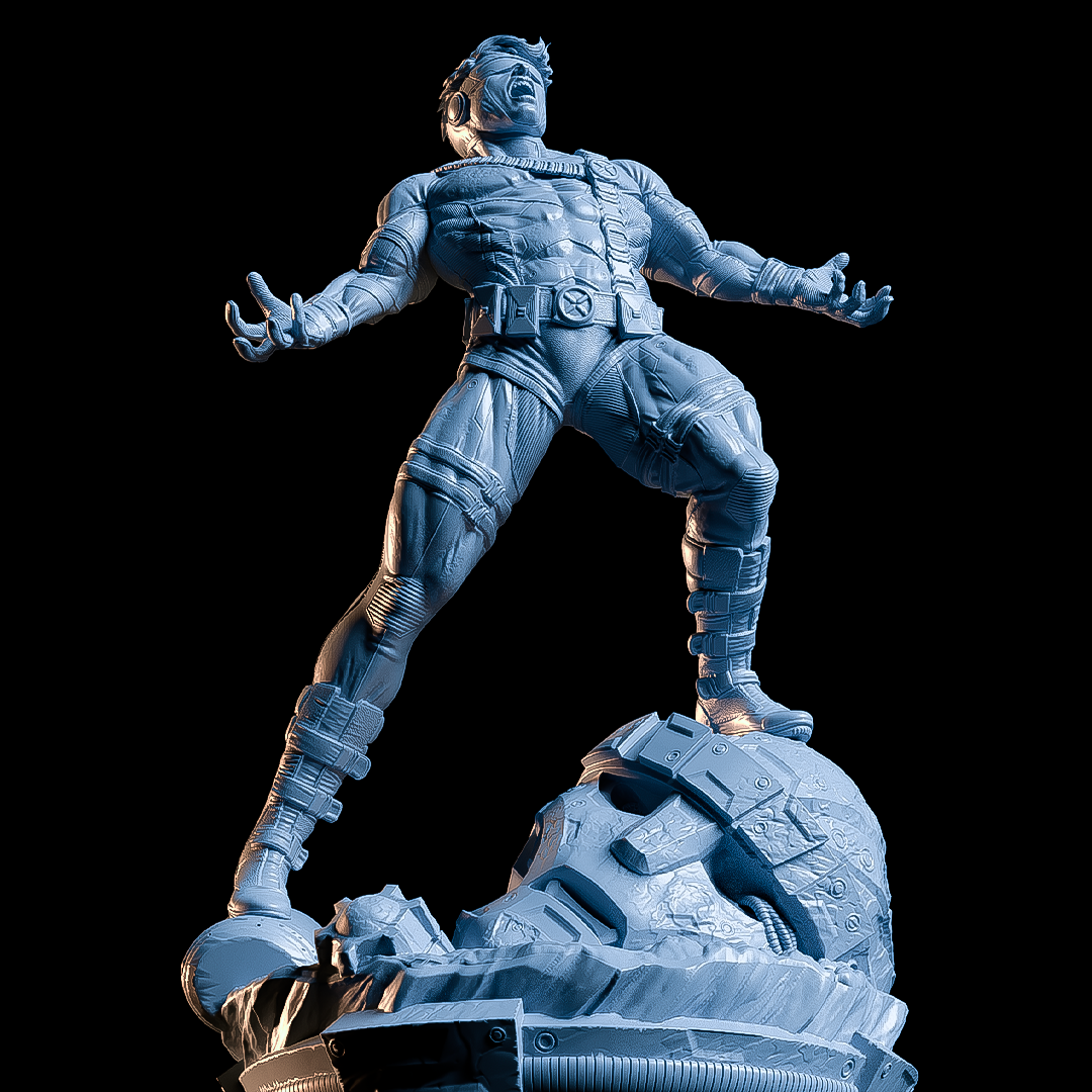 Cyclops Sculpture(75mm to 500mm) - Unassembled/Unpainted/3D Print