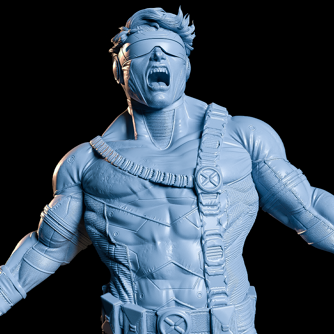 Cyclops Sculpture(75mm to 500mm) - Unassembled/Unpainted/3D Print