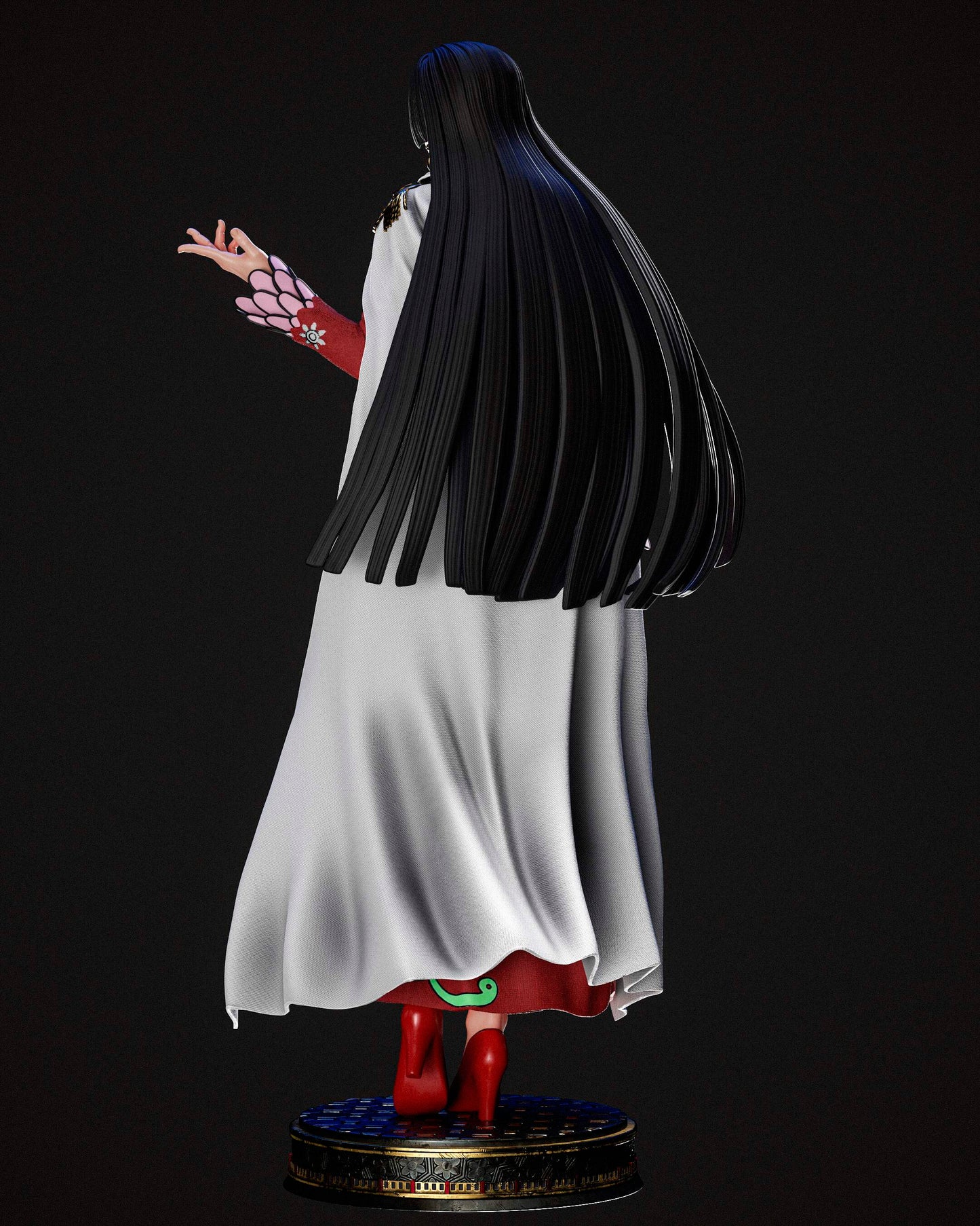 Boa Hancock Sculpture (75mm to 500mm) - Unassembled/Unpainted/3D Print