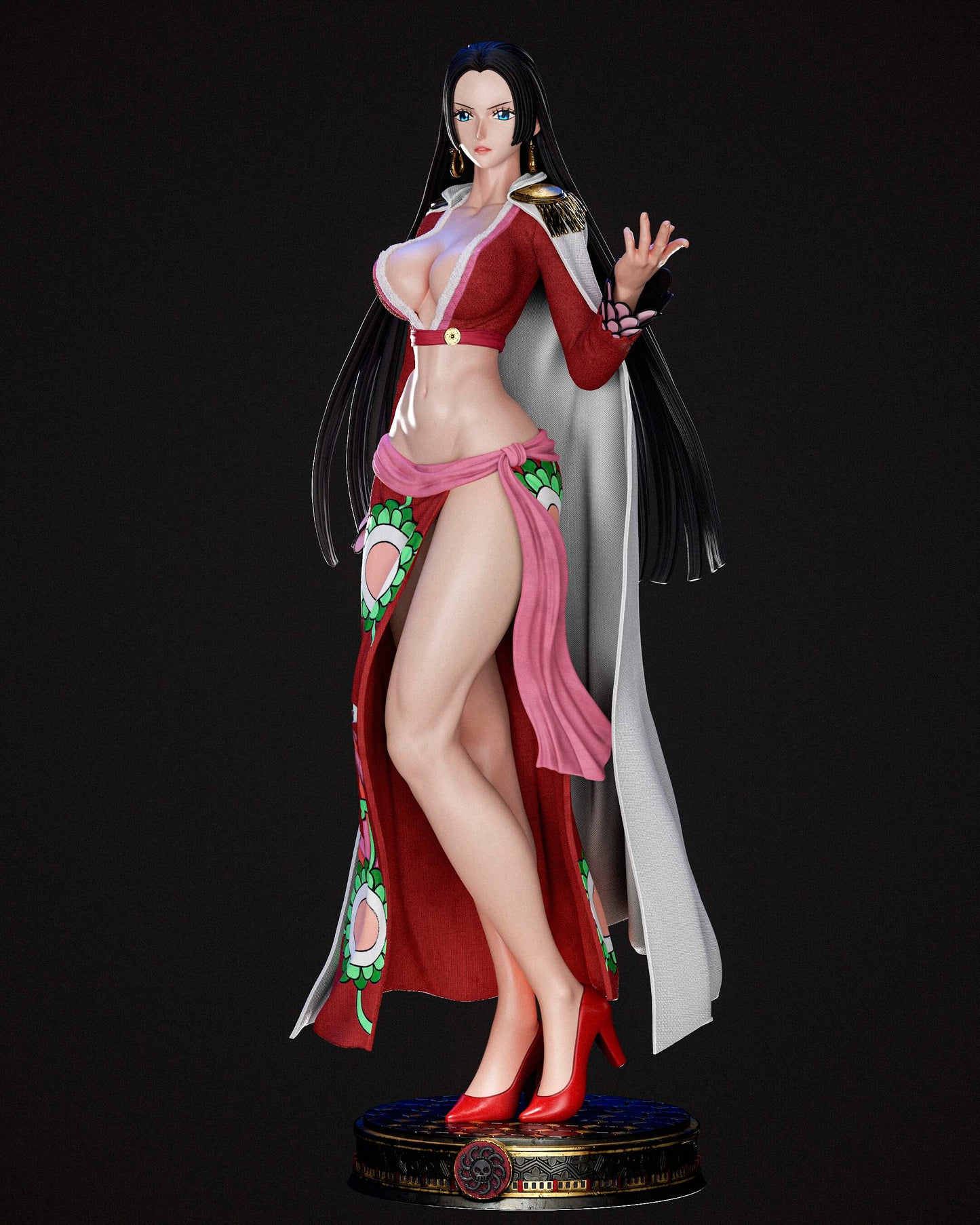 Boa Hancock Sculpture (75mm to 500mm) - Unassembled/Unpainted/3D Print
