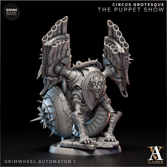 Automate Roue-Sinistre - Cirque Grotesque - Le Spectacle de Marionnettes - JDR - Wargame - Mordheim - Donjons et Dragons