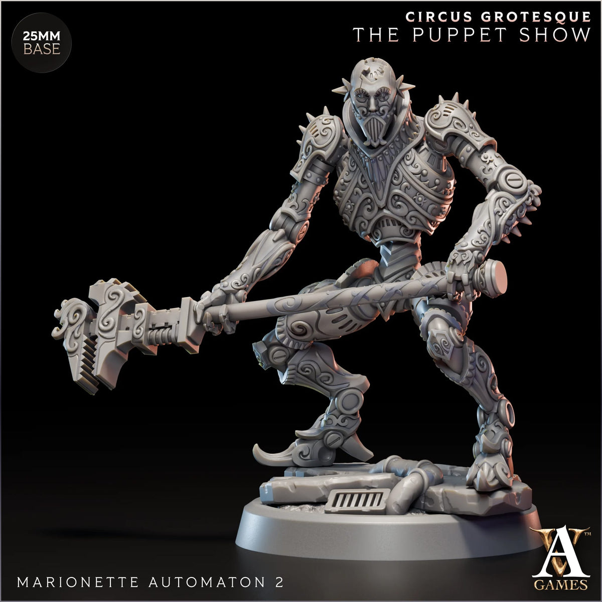 Automate Marionnette (x4) - Cirque Grotesque - Le Spectacle de Marionnettes - JdR - Wargaming - Mordheim - Donjons et Dragons