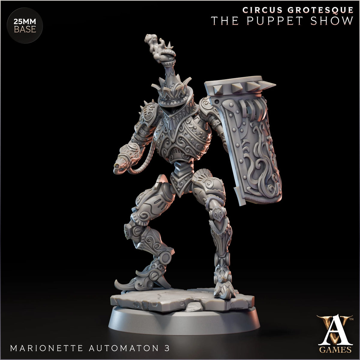 Automate Marionnette (x4) - Cirque Grotesque - Le Spectacle de Marionnettes - JdR - Wargaming - Mordheim - Donjons et Dragons