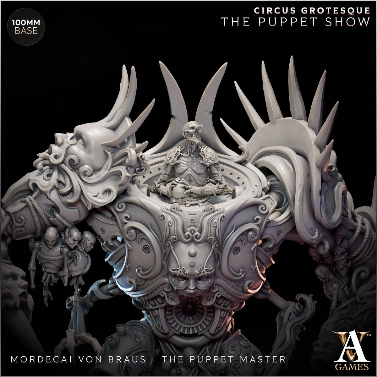 Mordecai von Braus - The Puppet Master - Circus Grotesque - The Puppet Show - TTRPG - Wargaming - Dungeons and Dragons
