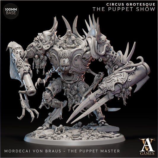 Mordecai von Braus - Le Maître des marionnettes - Circus Grotesque - Le spectacle de marionnettes - JDR - Wargaming - Donjons et Dragons