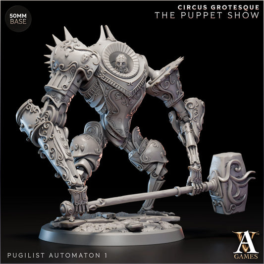 Pugilist Automaton - Circus Grotesque - The Puppet Show - TTRPG - Wargaming - Mordheim - Dungeons and Dragons