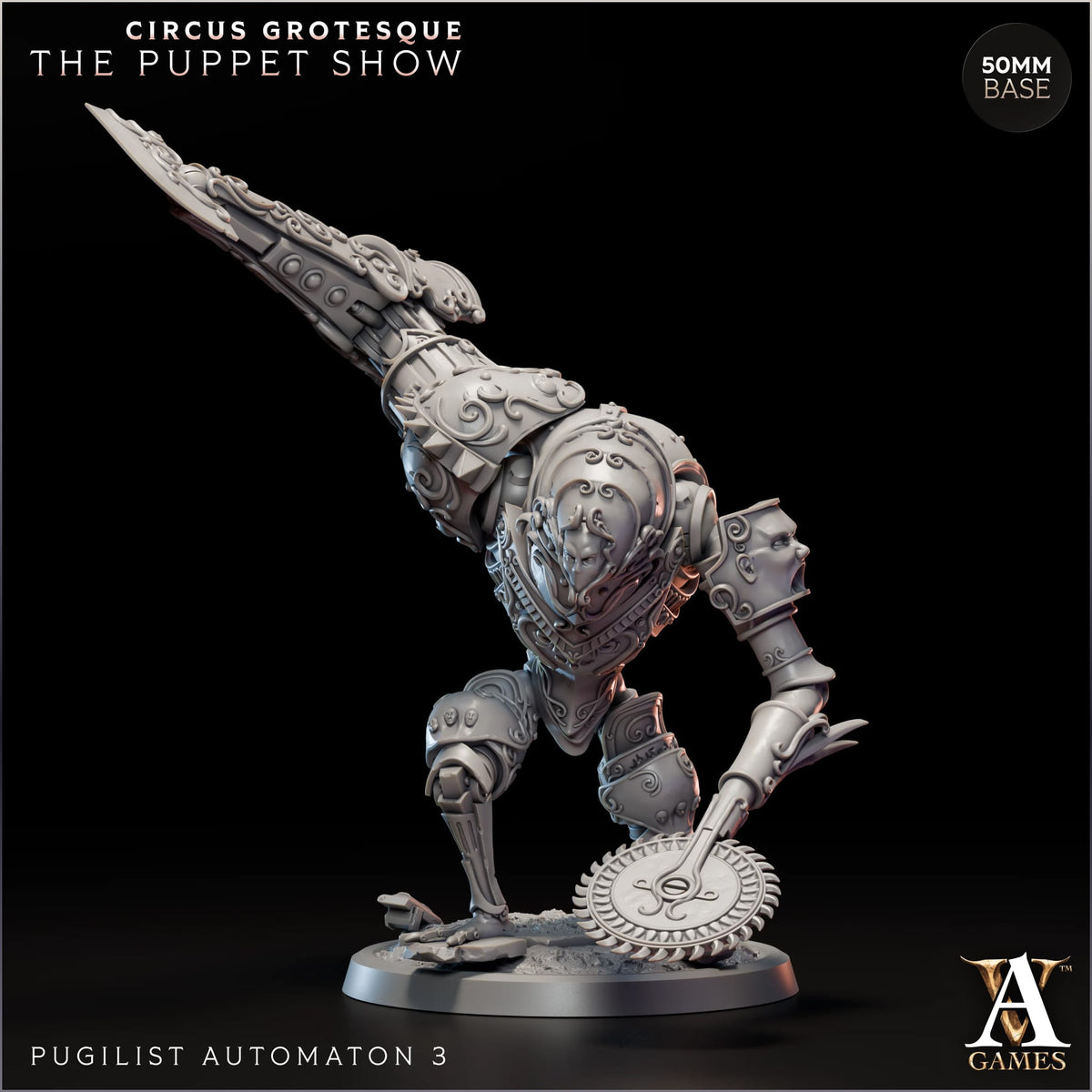 Pugilist Automaton - Circus Grotesque - The Puppet Show - TTRPG - Wargaming - Mordheim - Dungeons and Dragons