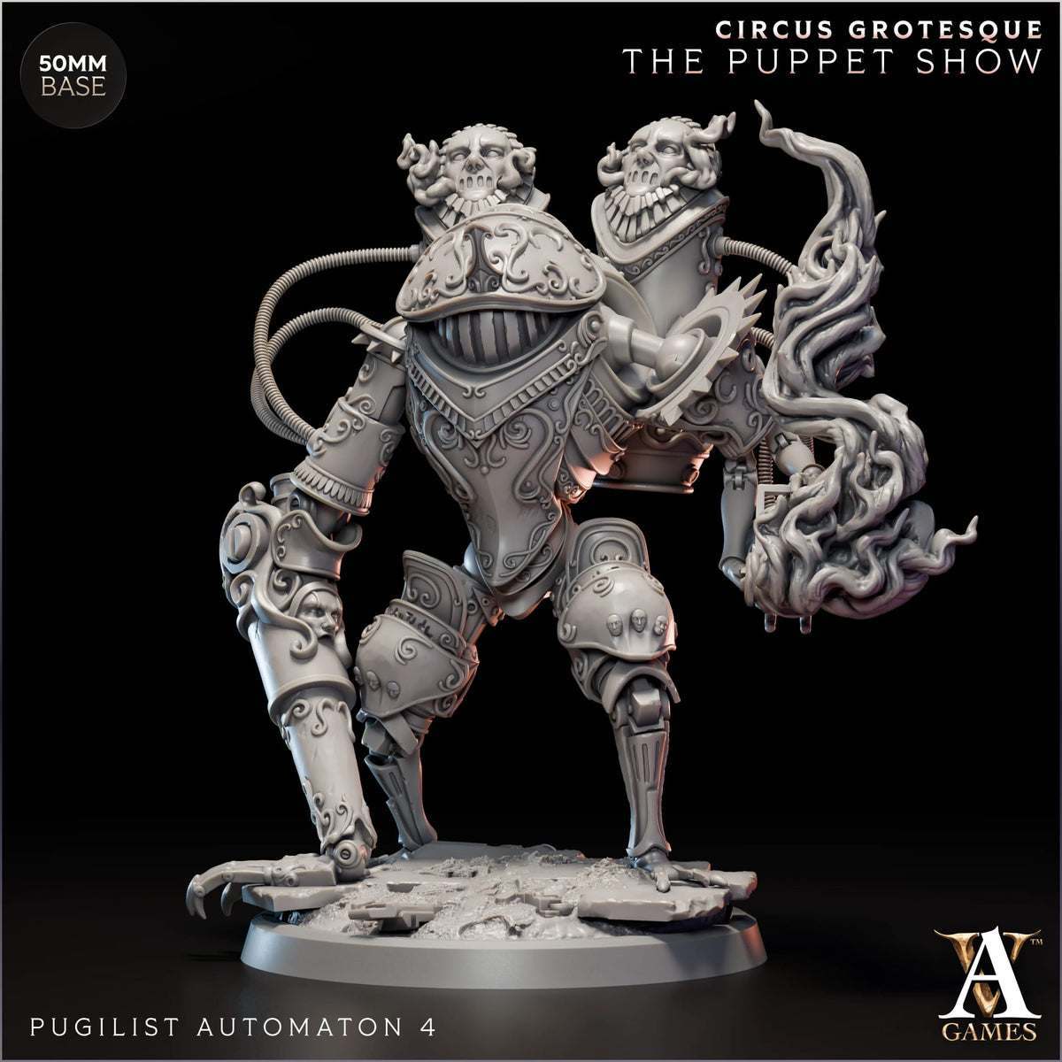Pugilist Automaton - Circus Grotesque - The Puppet Show - TTRPG - Wargaming - Mordheim - Dungeons and Dragons