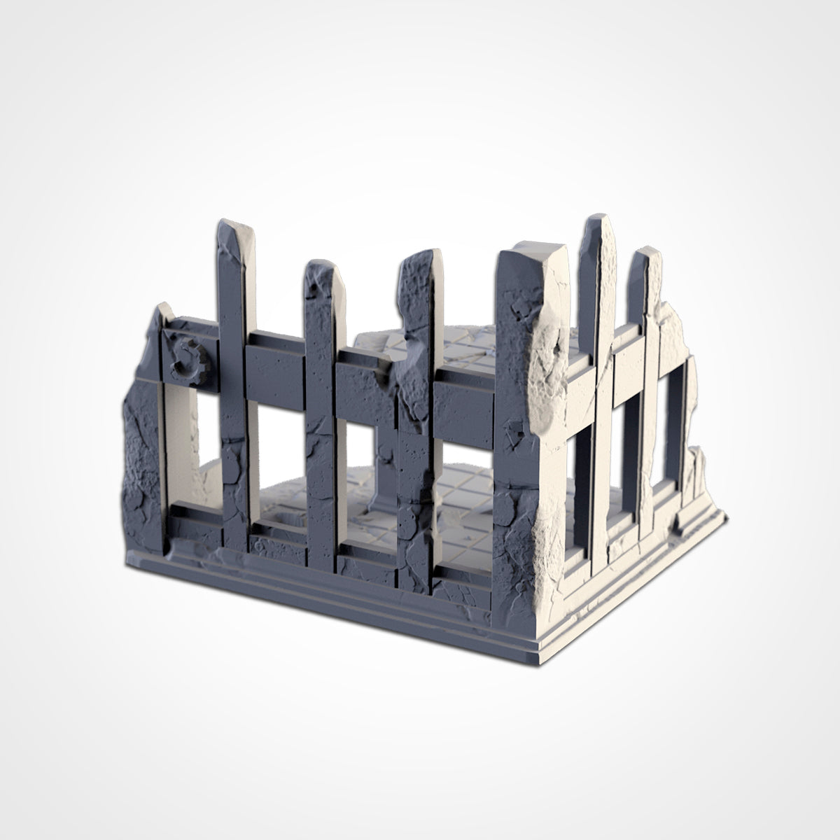 City Ruins - Terrain - Dungeons and Dragons - by Txarli Factory - Tabletop RPG Miniature - Roleplaying 3D Printed Fantasy Mini