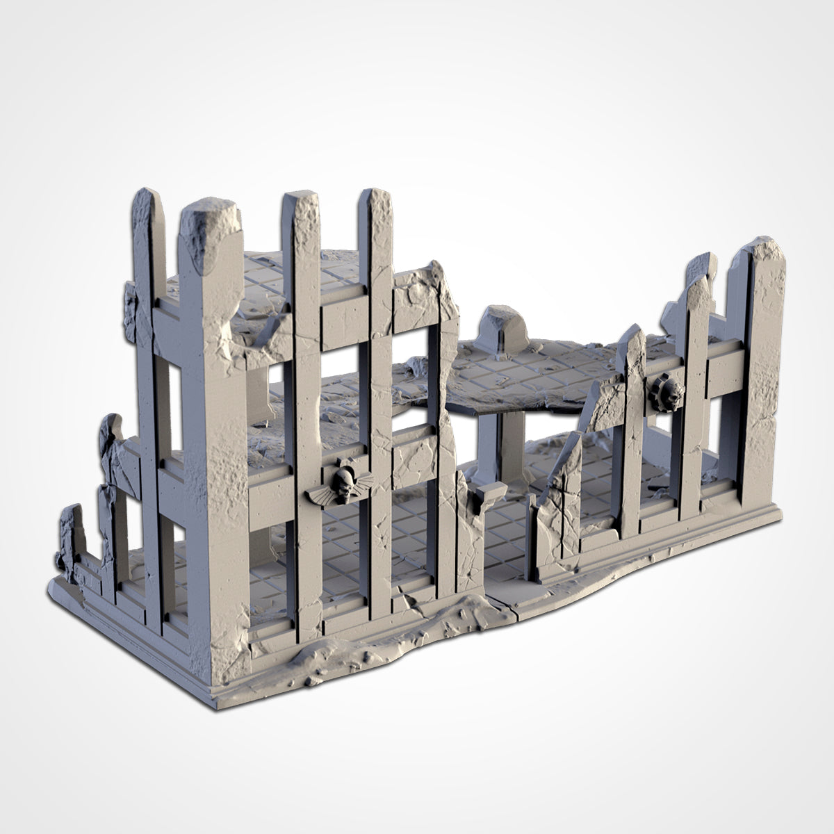 City Ruins - Terrain - Dungeons and Dragons - by Txarli Factory - Tabletop RPG Miniature - Roleplaying 3D Printed Fantasy Mini