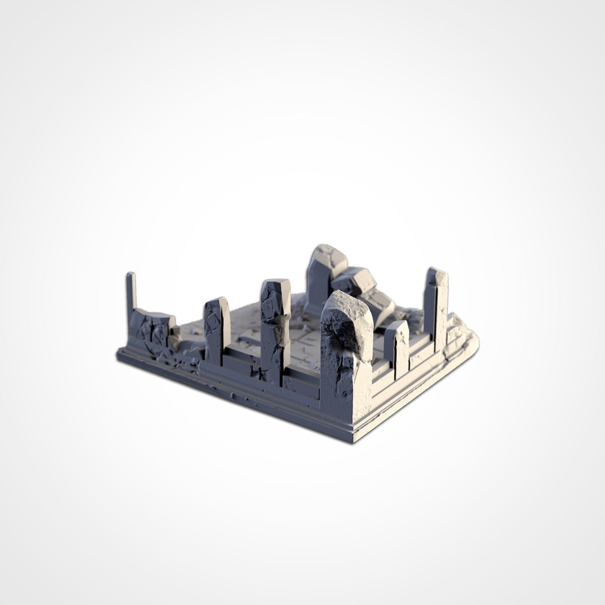 City Ruins - Terrain - Dungeons and Dragons - by Txarli Factory - Tabletop RPG Miniature - Roleplaying 3D Printed Fantasy Mini