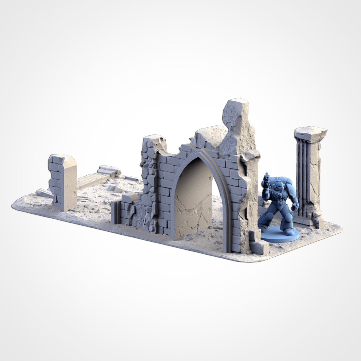 Classic Ruins - by Txarli Factory- Tabletop RPG Miniature - Roleplaying 3D Printed Fantasy Mini