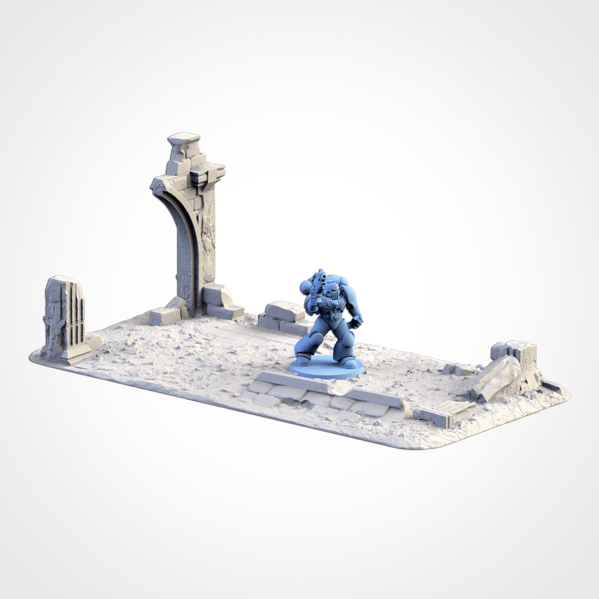 Classic Ruins - by Txarli Factory- Tabletop RPG Miniature - Roleplaying 3D Printed Fantasy Mini