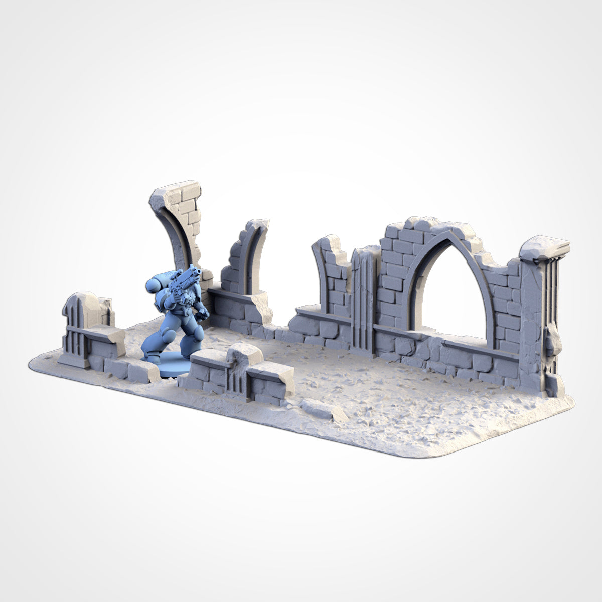 Classic Ruins - by Txarli Factory- Tabletop RPG Miniature - Roleplaying 3D Printed Fantasy Mini