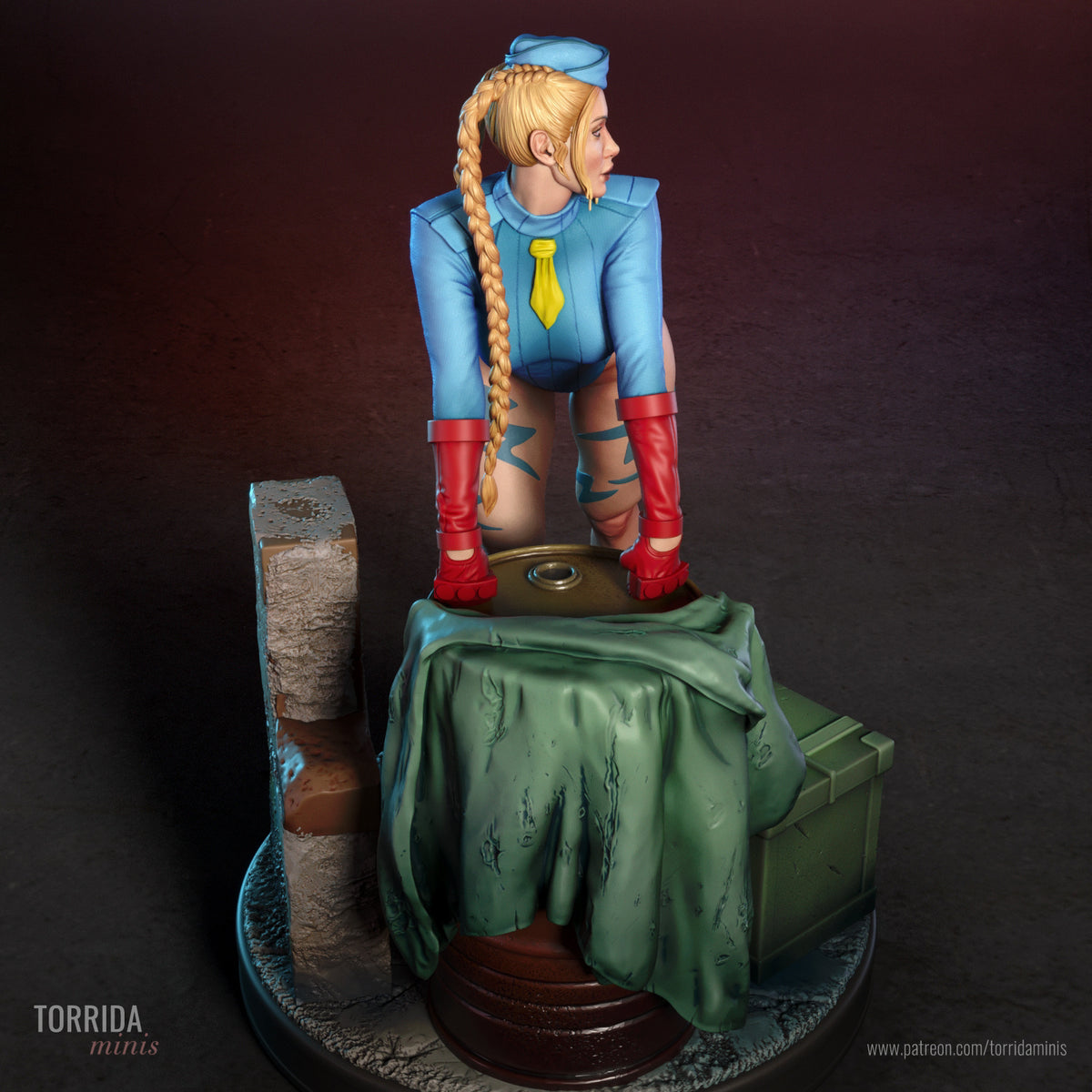 Cammy White Sculpture (75mm to 500mm) - Unassembled/Unpainted/3D Print