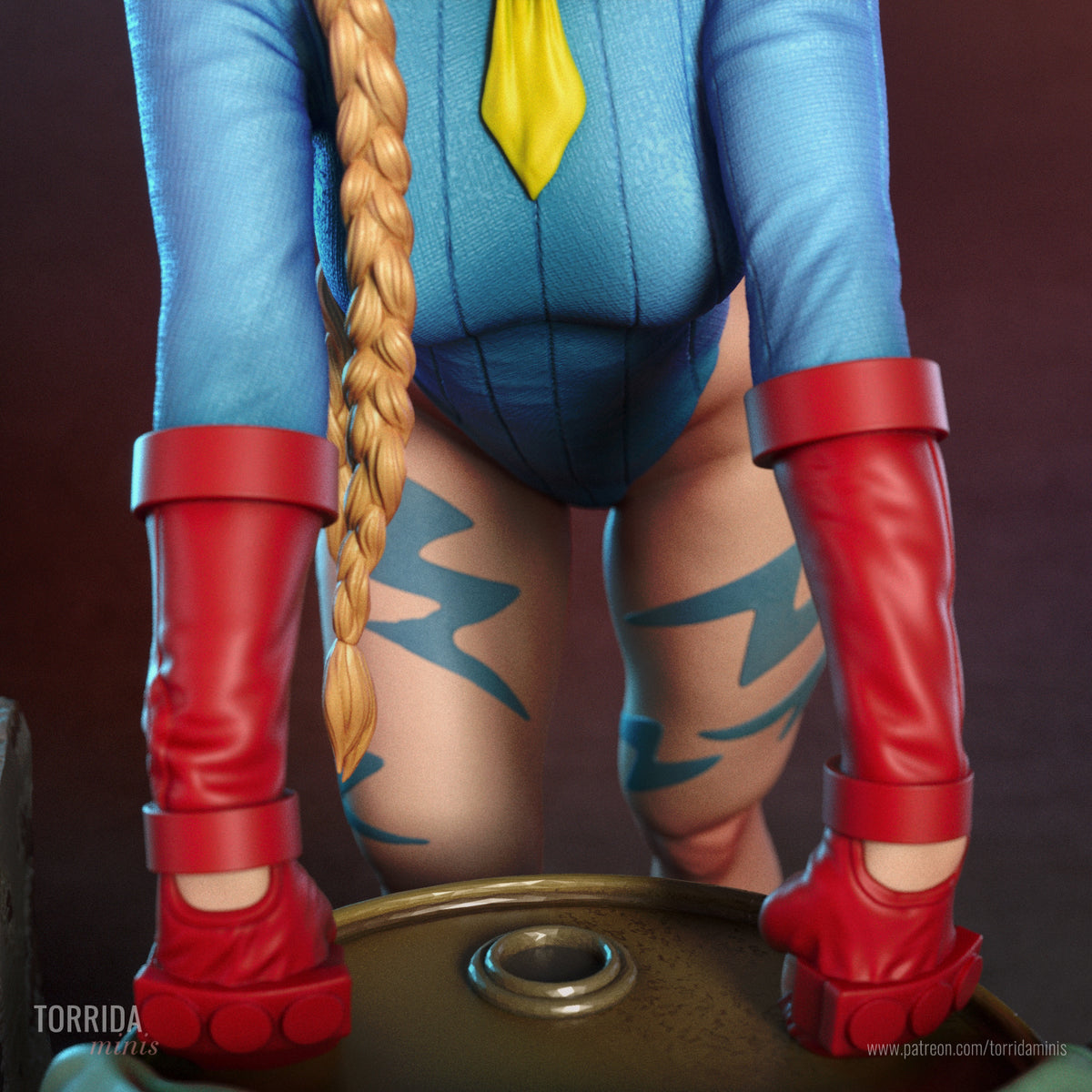 Cammy White Sculpture (75mm to 500mm) - Unassembled/Unpainted/3D Print