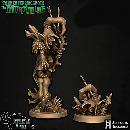 Cankerfen Boggrots - Compatible with Warhammer 40K - by Battle Yak Miniatures - Tabletop RPG Miniature - Roleplaying 3D Printed Fantasy Mini