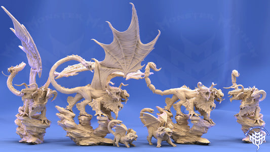 Chimera - by Mini Monster Mayhem- Tabletop RPG Miniature - Roleplaying 3D Printed Fantasy Mini