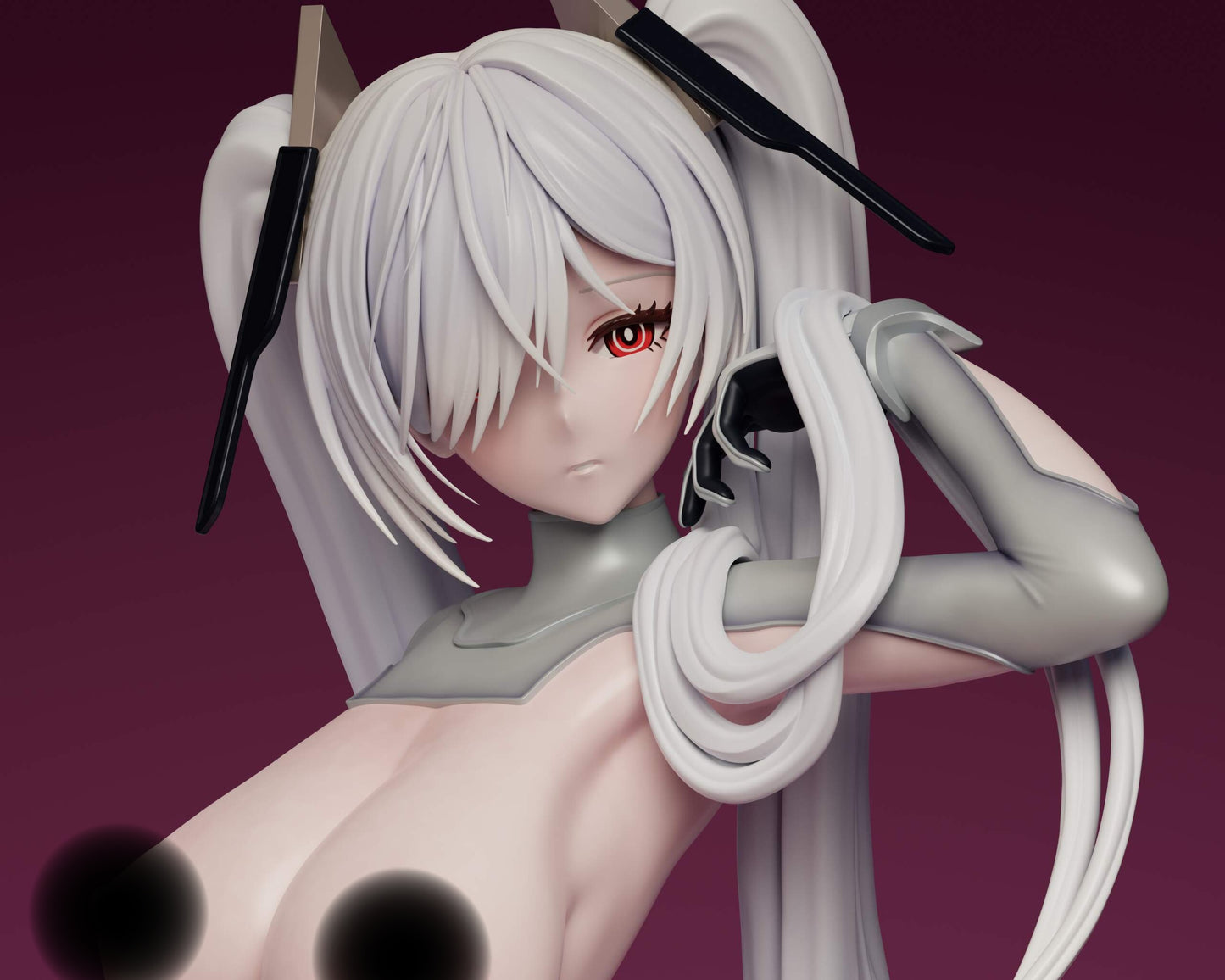 Cinderella NSFW Sculpture (75mm to 500mm) - Unassembled/Unpainted/3D Print