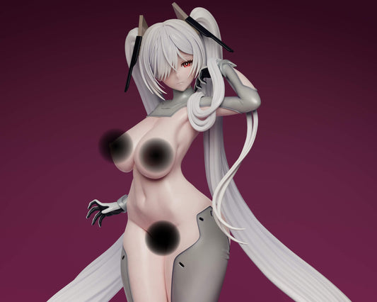 Cinderella NSFW Sculpture (75mm to 500mm) - Unassembled/Unpainted/3D Print