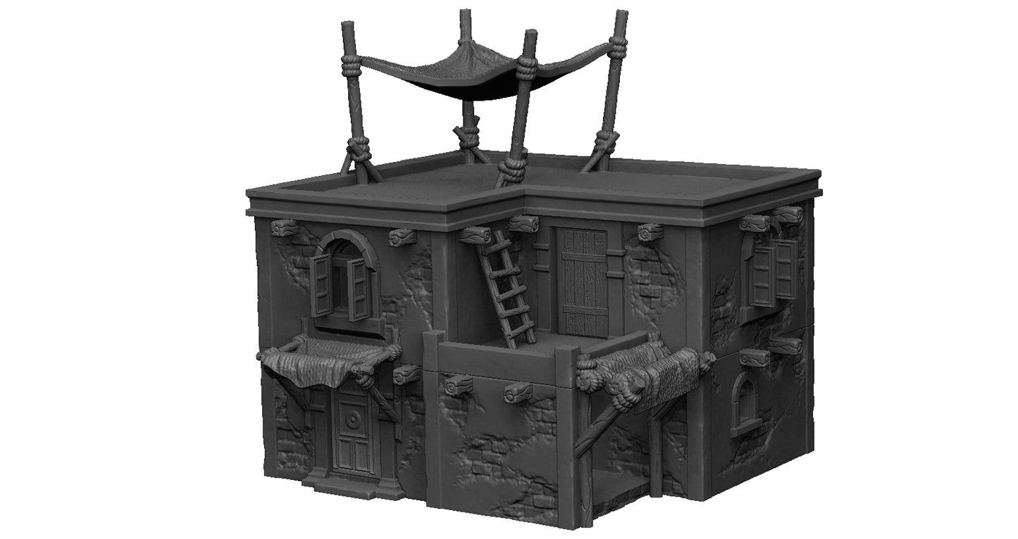 City of Corsairs - by Dark Realms - Tabletop RPG Miniature - Roleplaying 3D Printed Fantasy Mini