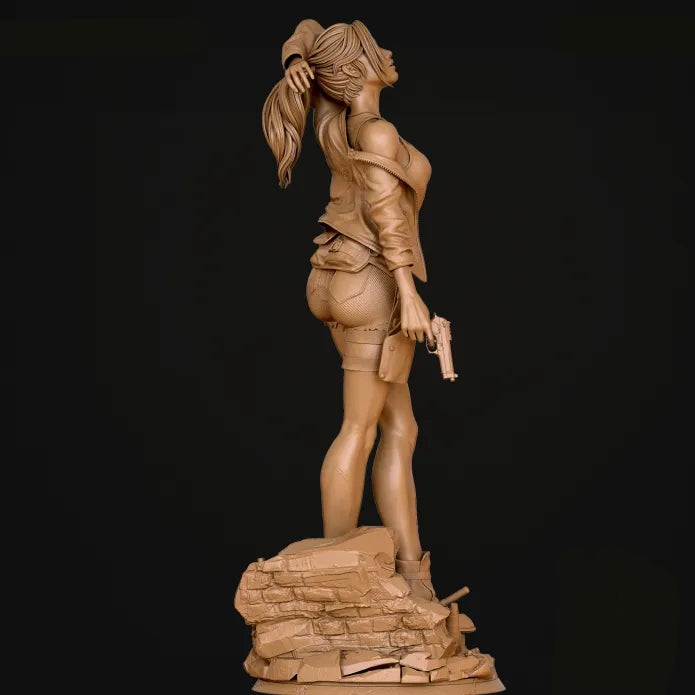 Claire Redfield Sculpture (75mm to 500mm) - Unassembled/Unpainted/3D Print