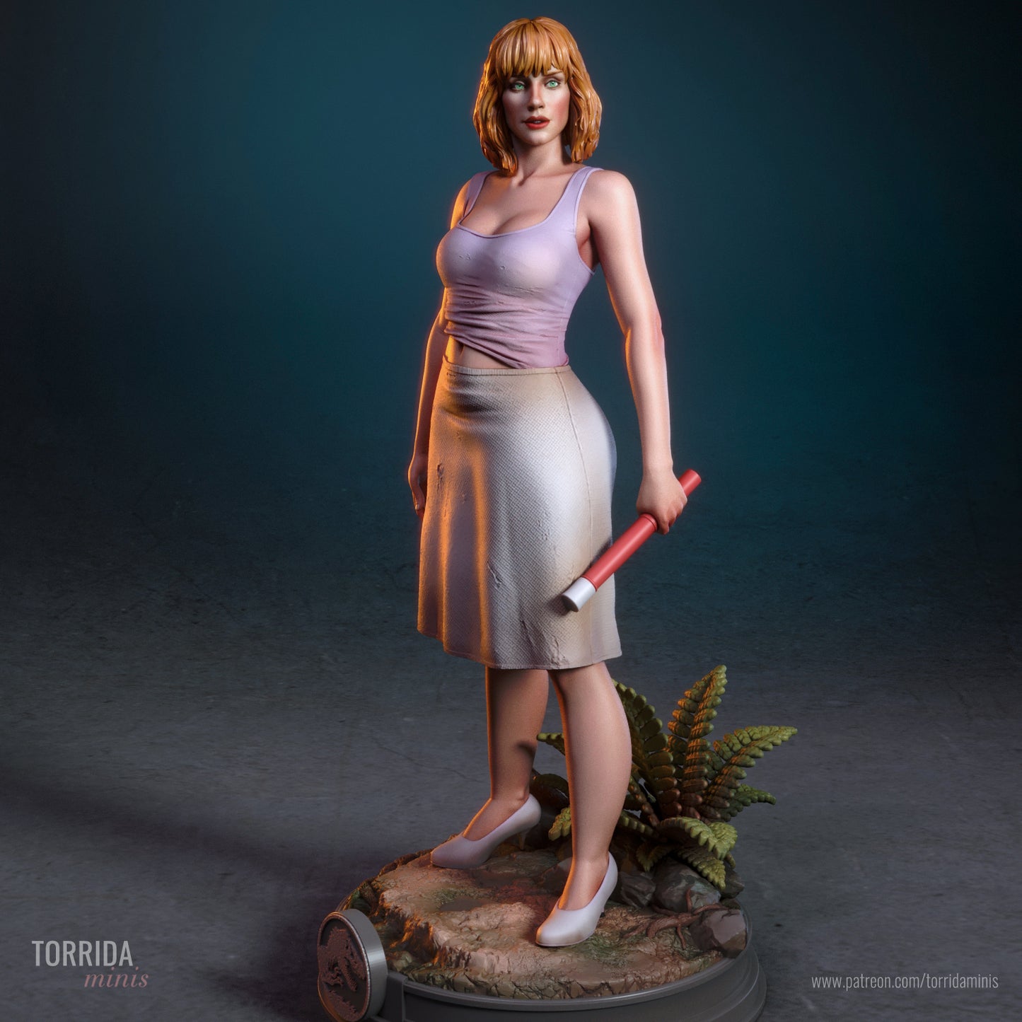 Claire Dearing Sculpture (75mm to 500mm) - Unassembled/Unpainted/3D Print