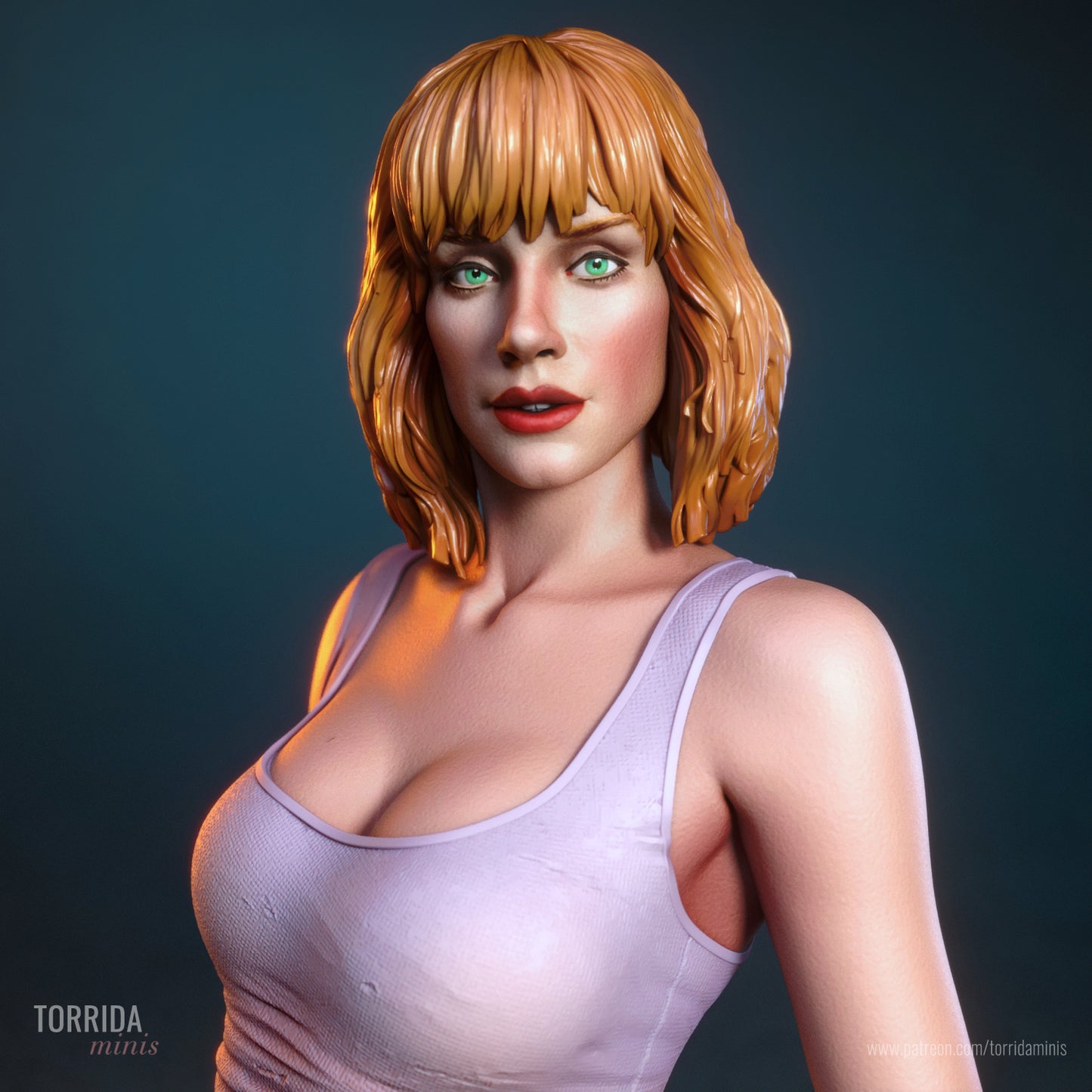 Claire Dearing Sculpture (75mm to 500mm) - Unassembled/Unpainted/3D Print