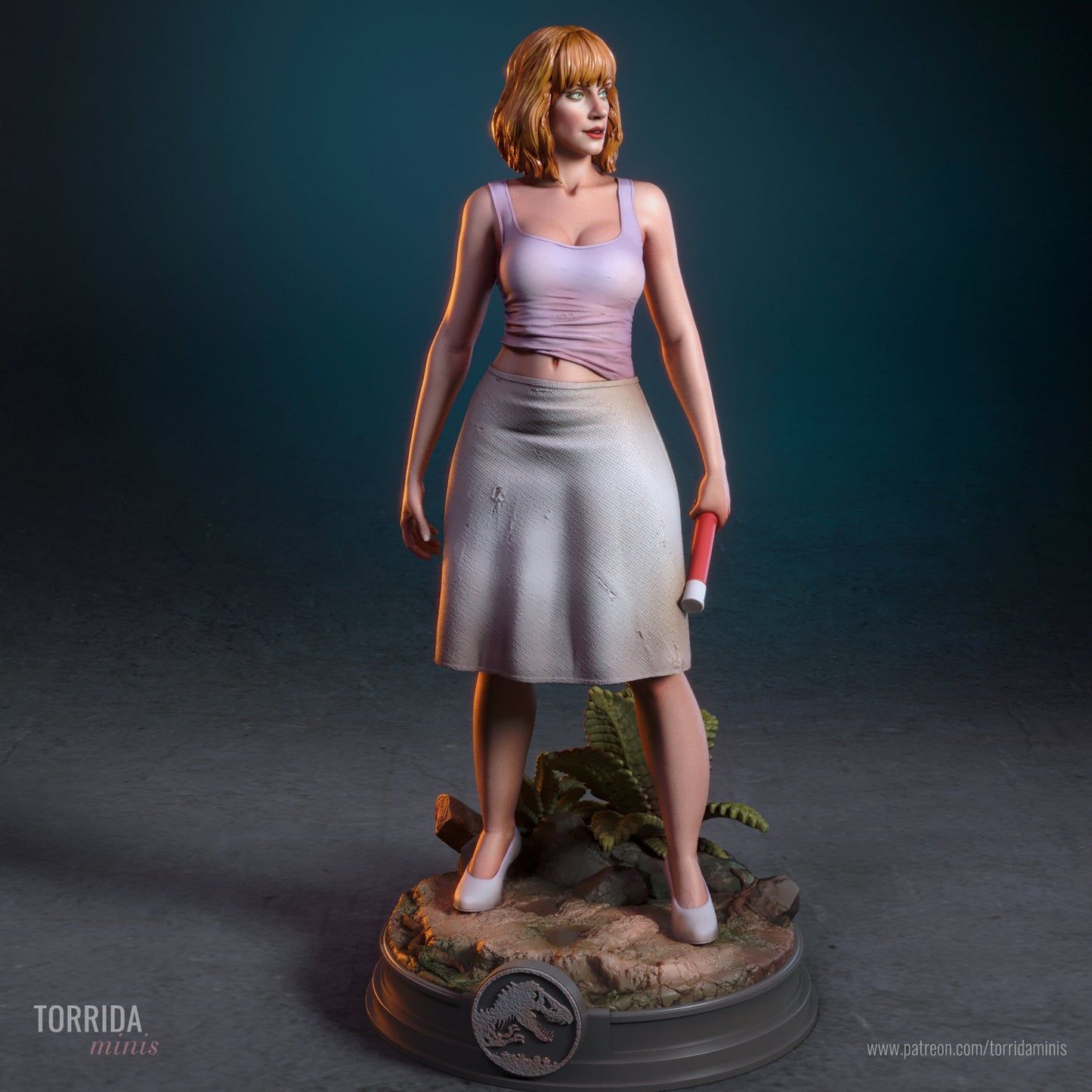 Claire Dearing Sculpture (75mm to 500mm) - Unassembled/Unpainted/3D Print