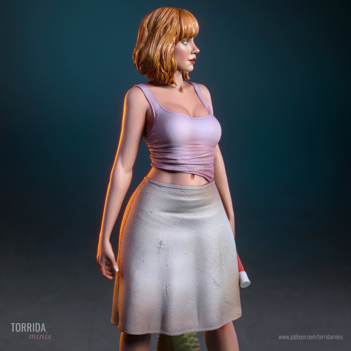 Claire Dearing Sculpture (75mm to 500mm) - Unassembled/Unpainted/3D Print