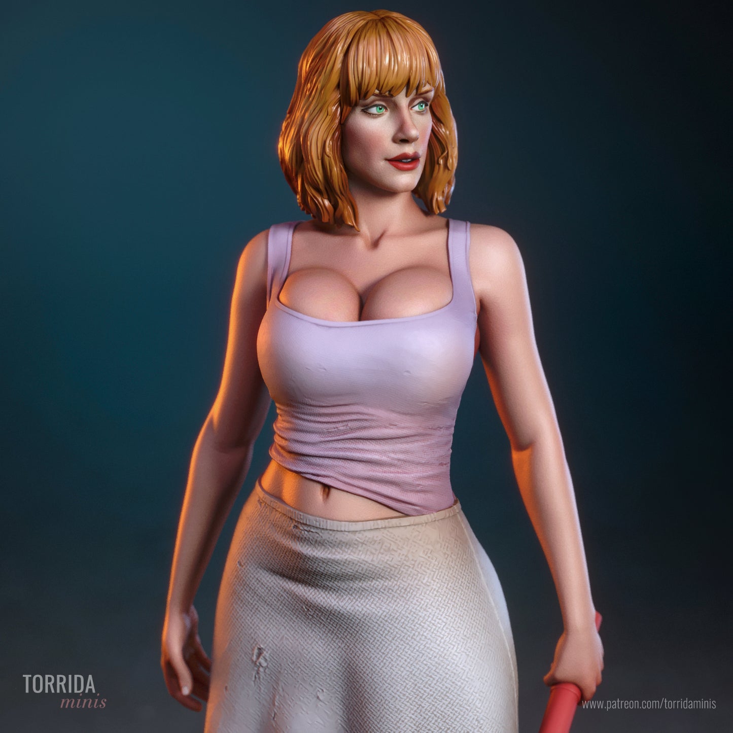 Claire Dearing Sculpture (75mm to 500mm) - Unassembled/Unpainted/3D Print