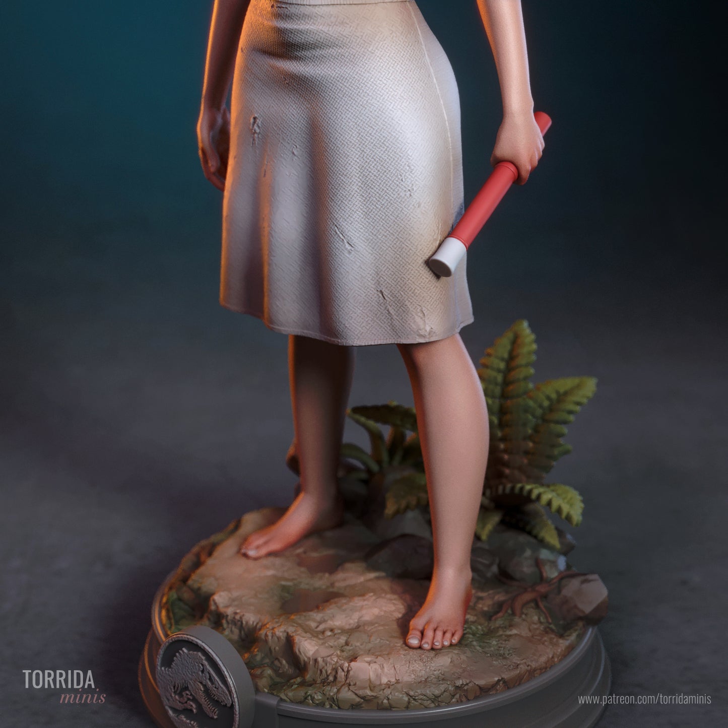 Claire Dearing Sculpture (75mm to 500mm) - Unassembled/Unpainted/3D Print