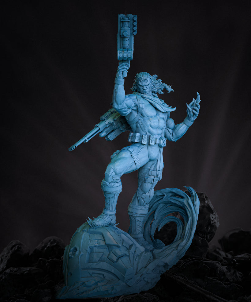 Bishop Sculpture (75mm to 500mm) - Unassembled/Unpainted/3D Print