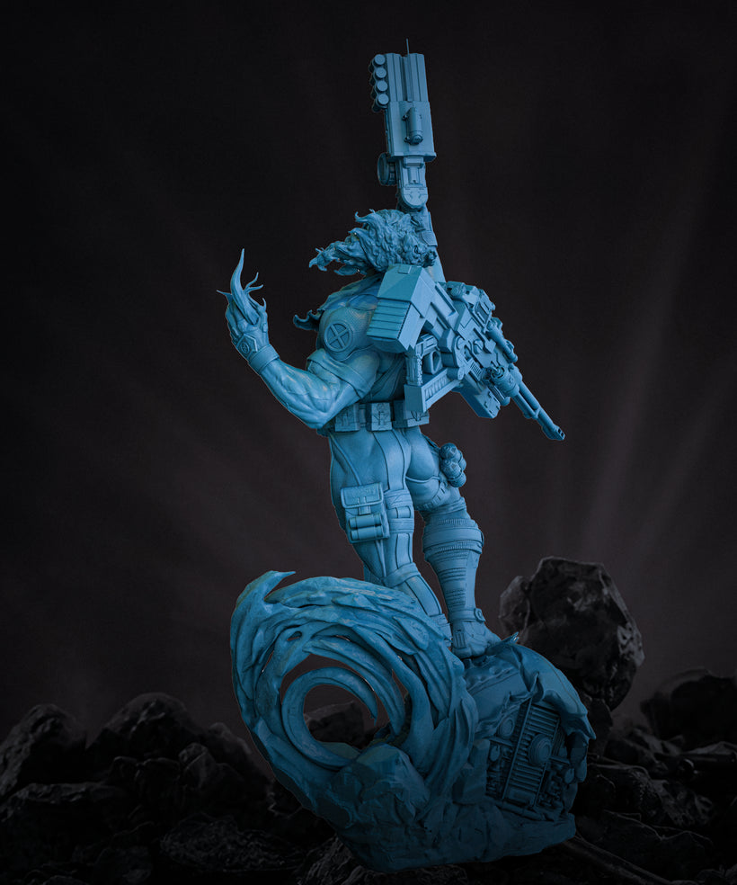 Bishop Sculpture (75mm to 500mm) - Unassembled/Unpainted/3D Print
