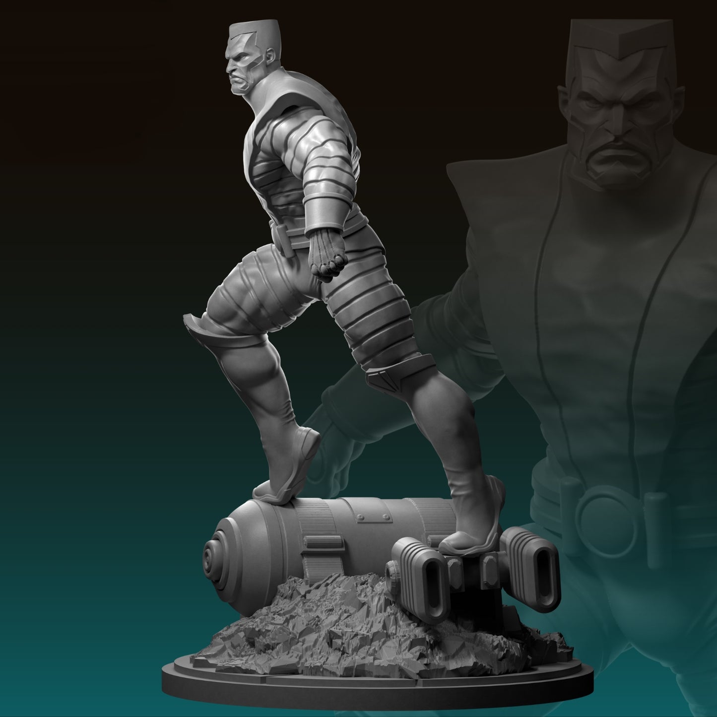 X-men's Colossus (40mm - 75mm) TTRPG - Wargaming - MCP - 3D Print