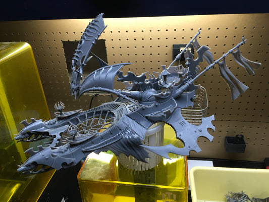 Command Barge - Flag Ship of the Deadly Dark Elves Armada - by Imperium Art Miniatures- Tabletop RPG Miniature - Roleplaying 3D Printed Fantasy Mini