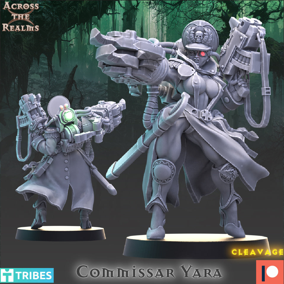 Commissar Yara V2 - TTRPG - Wargaming - Grimdark