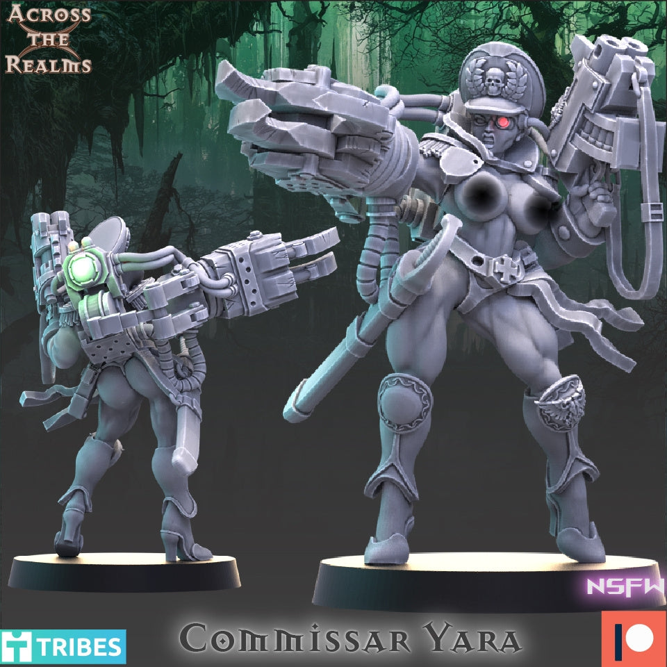 Commissar Yara NSFW - TTRPG - Wargaming - Grimdark