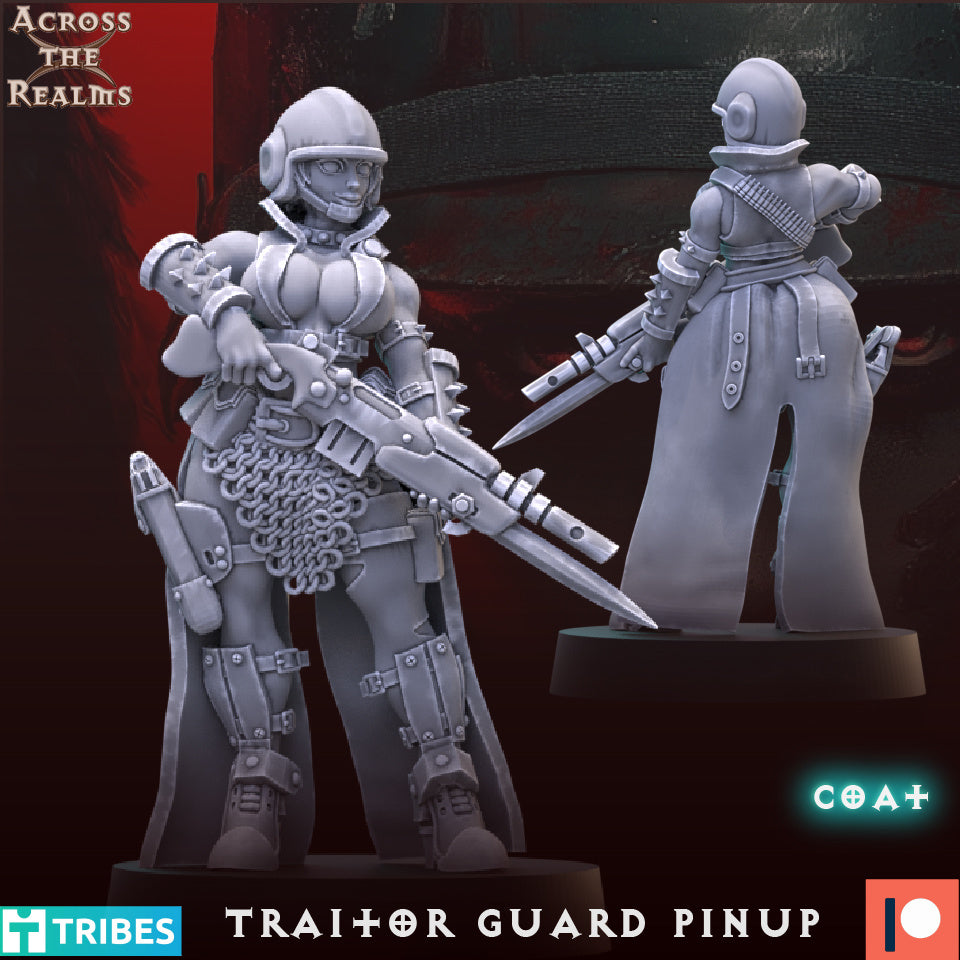 Traitor Guard Pin-Up - TTRPG - Wargaming - Grimdark