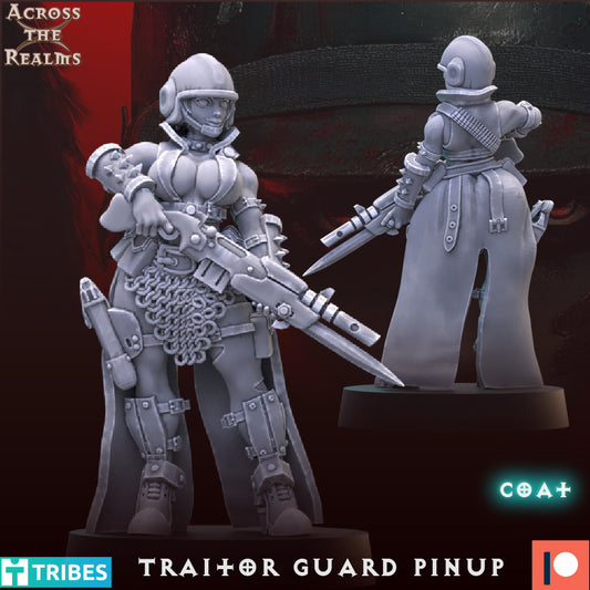 Traitor Guard Pin-Up - TTRPG - Wargaming - Grimdark