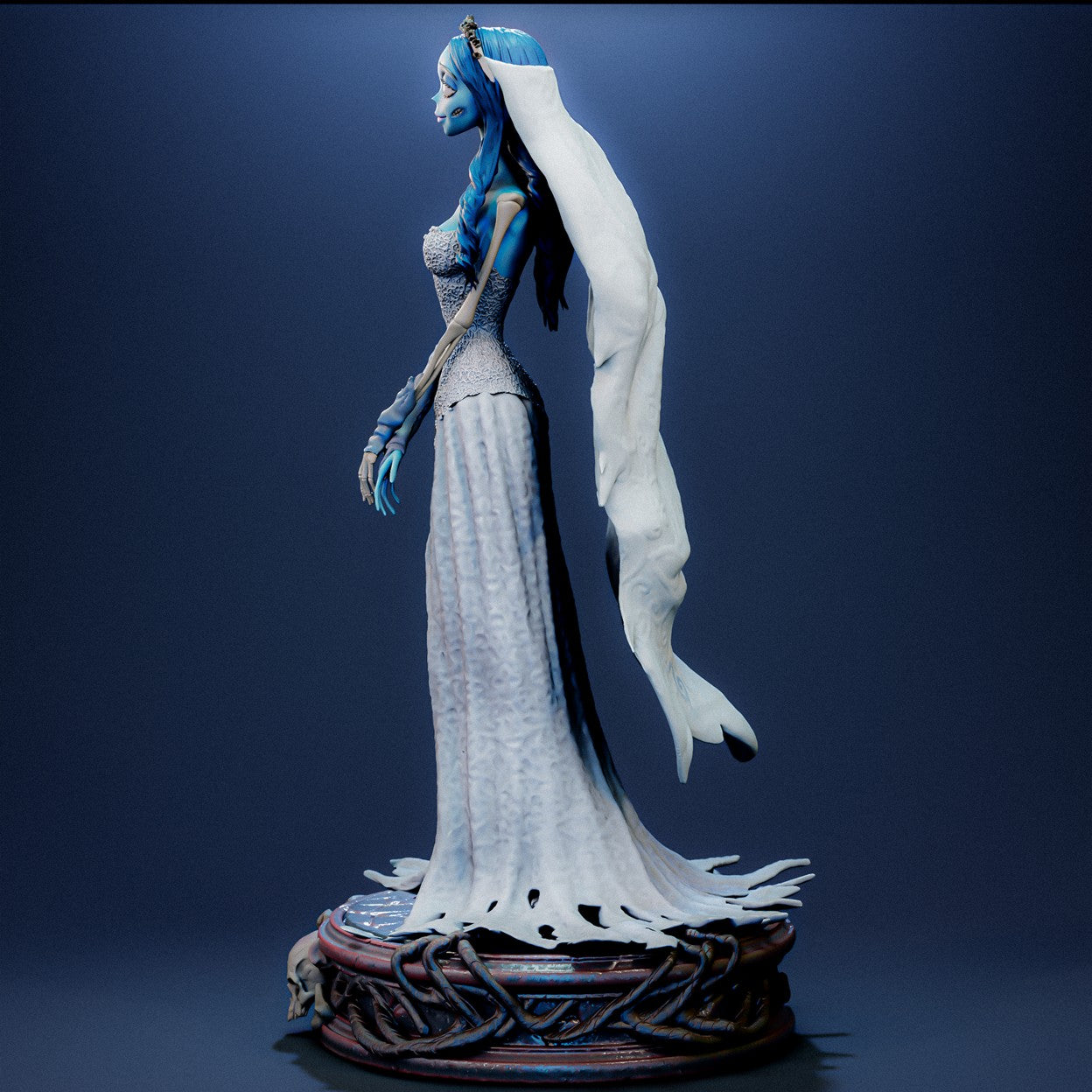 Emily The Corpse Bride Sculpture (75mm to 500mm) - Unassembled/Unpainted/3D Print